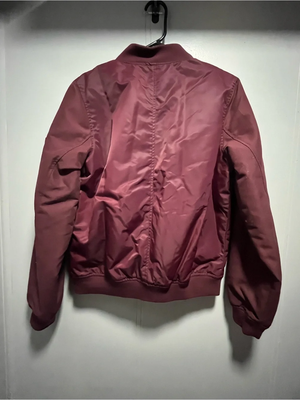 Vans women’s Maroon Bomber Jacket